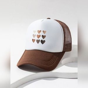 New heart trucker cap